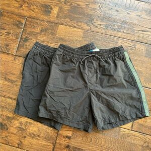 Boys old navy drawstring shorts bundle lot size large black NWOT
